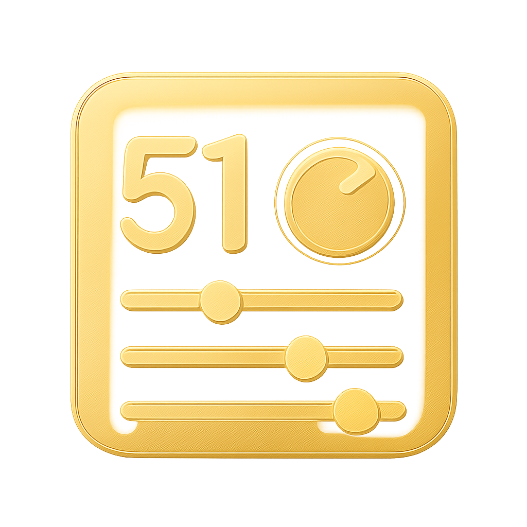 Icon illustrating system requirements for 51 Game.