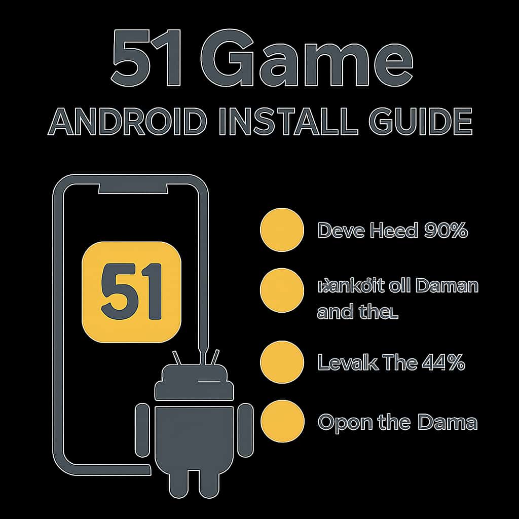 Illustration of 51 Game Installation Process