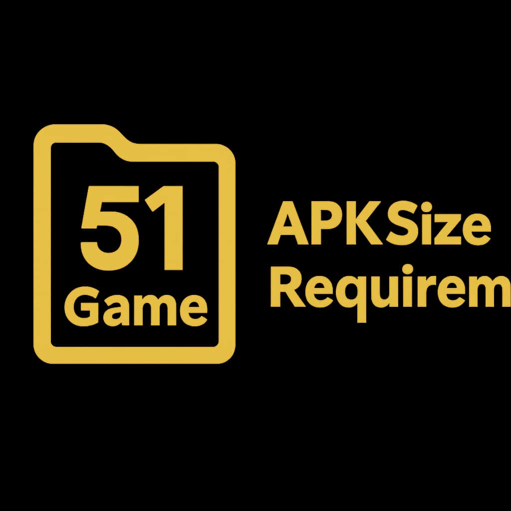 Icon representing 51 Game APK size requirements.