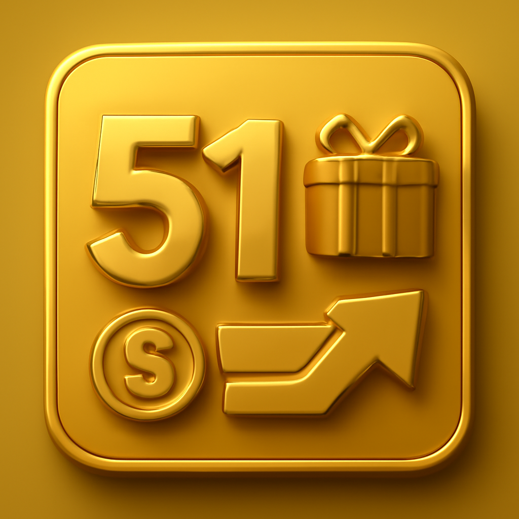 A professional badge indicating device compatibility for 51 Game.