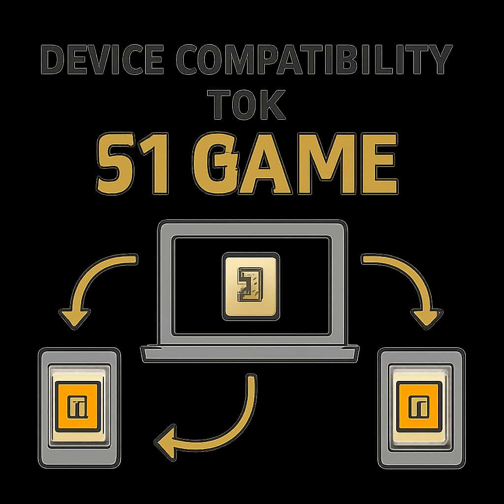 An educational illustration of device compatibility requirements for 51 Game.