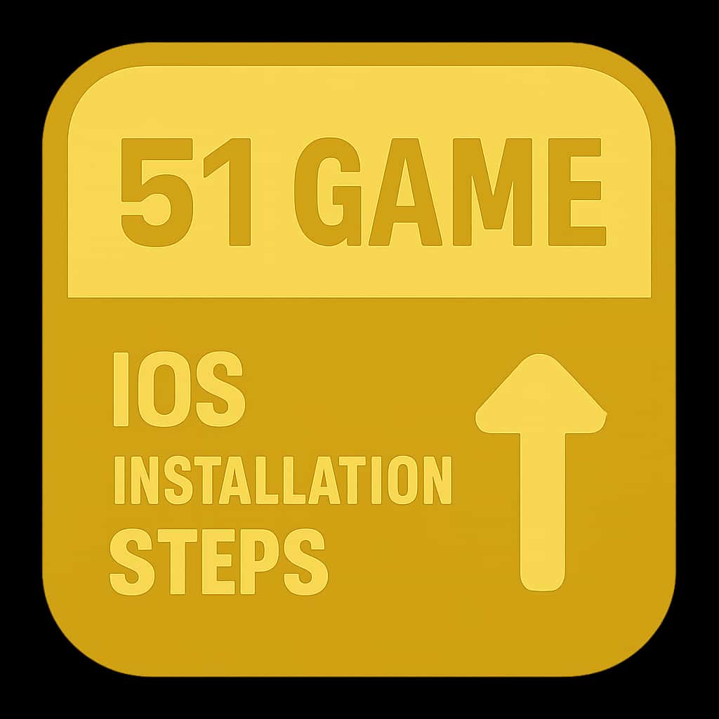 Icon representing 51 Game iOS Installation Steps.