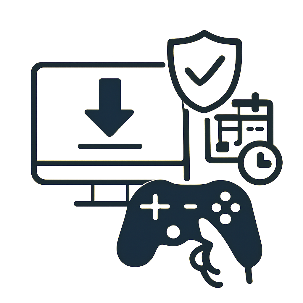 Illustration detailing the installation process for 51 Game on iOS.