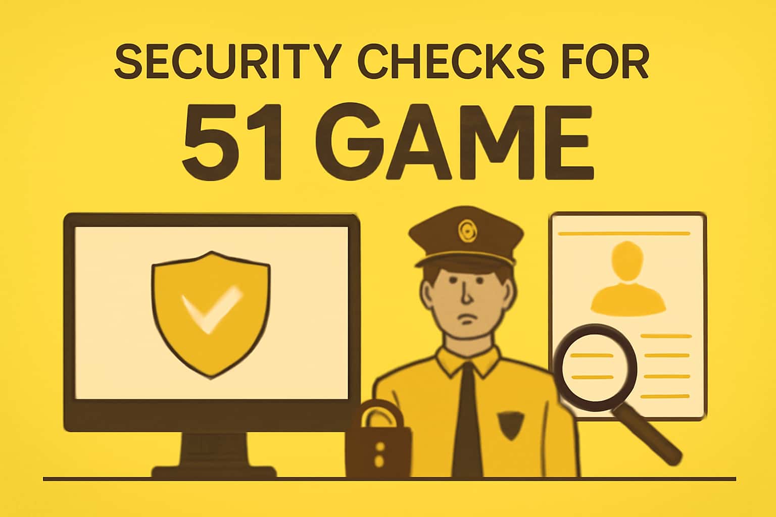 An informative image about Security Checks for 51 Game featuring clean typography.