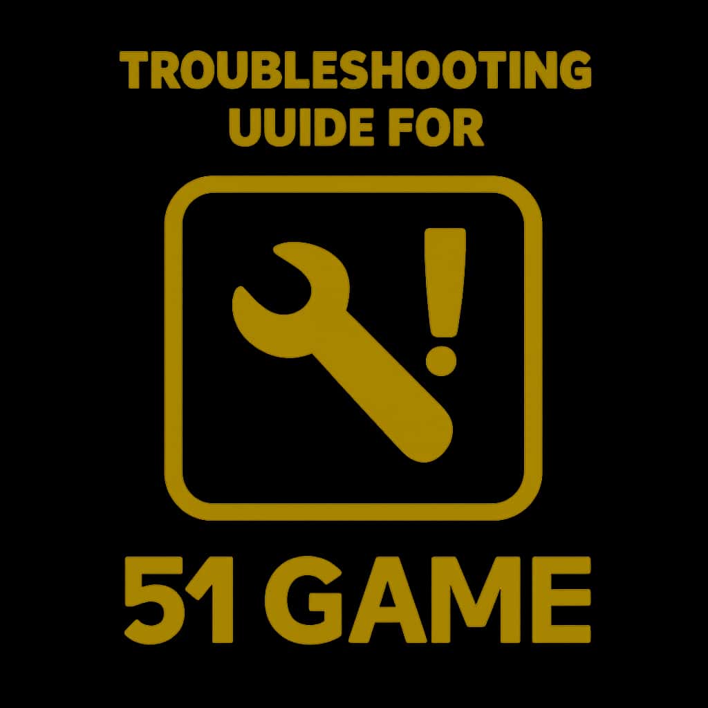 Icon representing the Troubleshooting Guide for 51 Game.